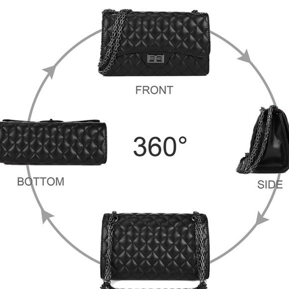 Quilted Shoulder/Clutch Bag - Picture 6 of 6